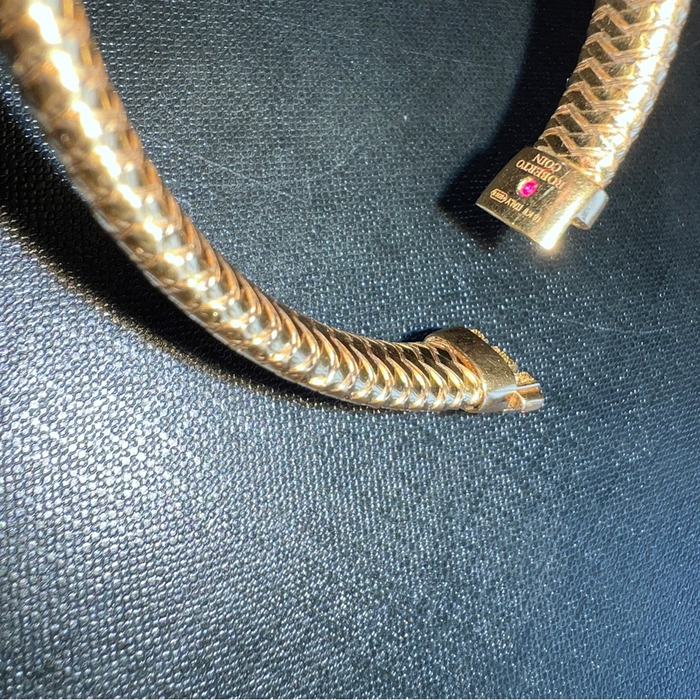 Roberto Coin Primavera 18k Gold, Diamond Bracelet - Picture 5 of 13
